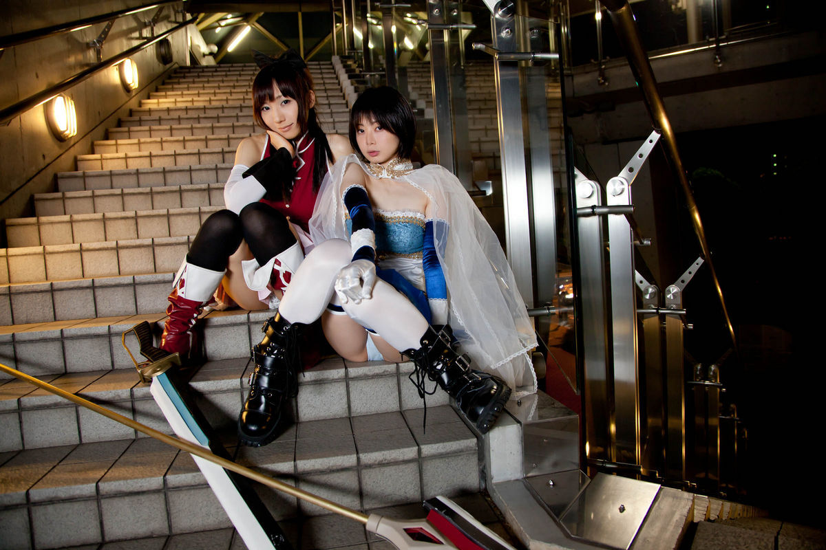 (C80) (コスプレ)   Sayaka and Kyoko  CosPlay制服诱惑套图